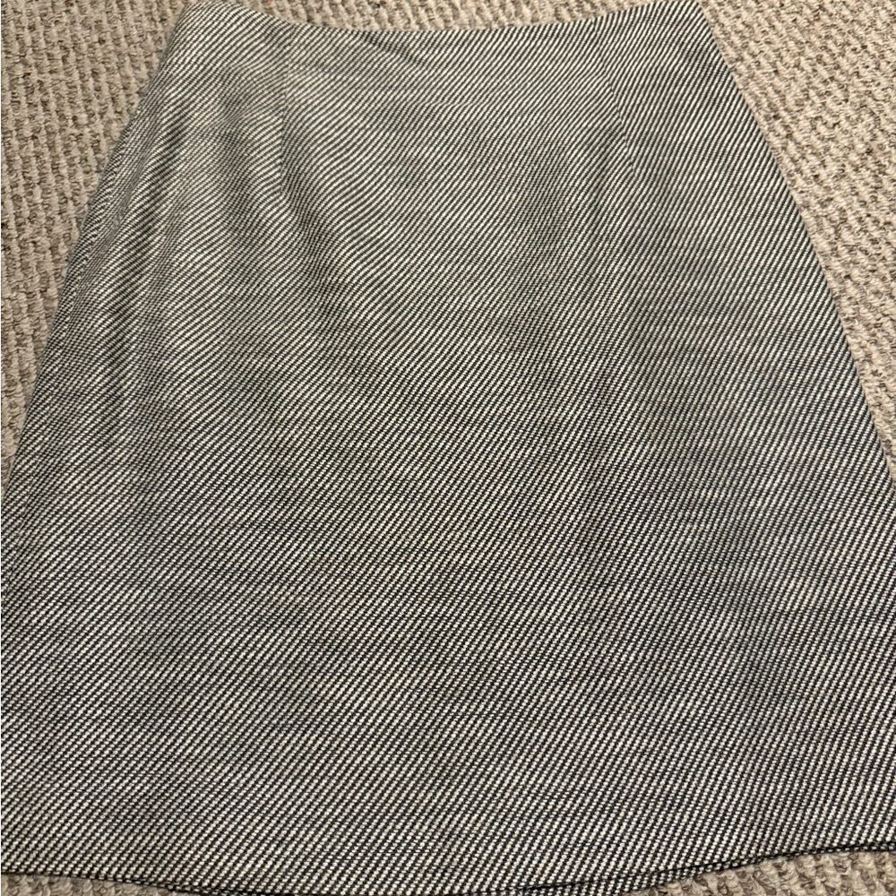 ANTONIO MELANI Black and White A-Line Skirt